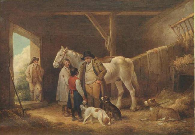 George Morland The Reckoning China oil painting art